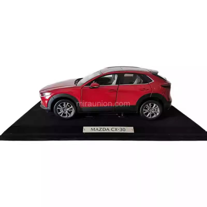 1 18 Authentic MAZDA CX-30 Crystal Red Die-Cast SUV Model (1)