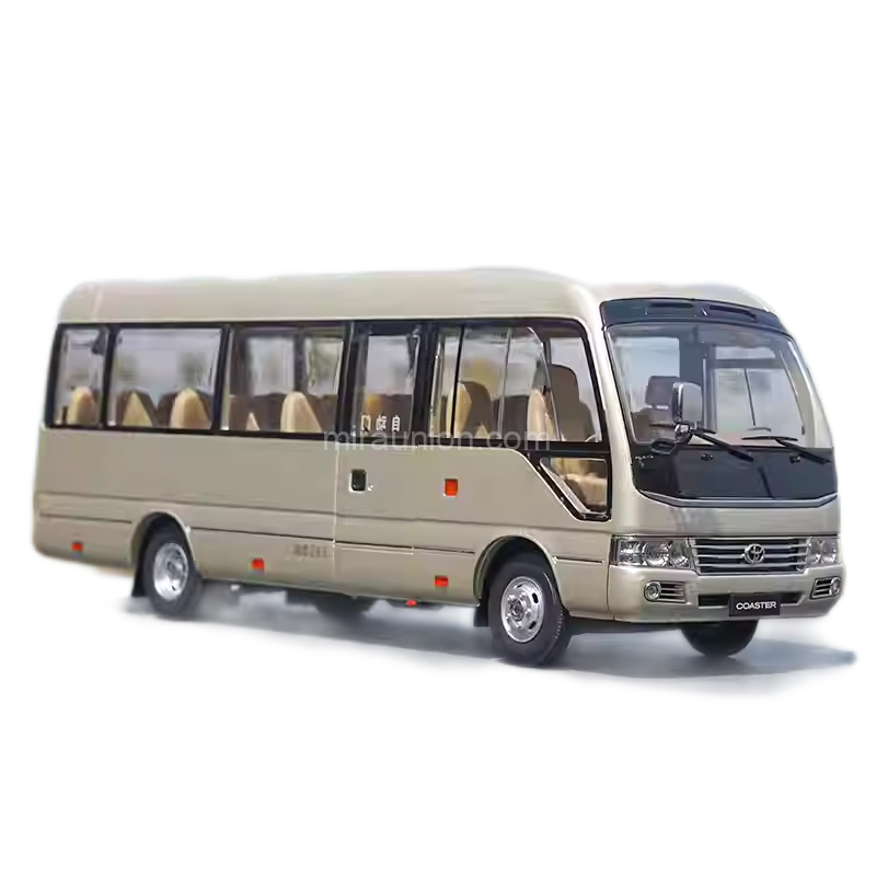 Authentic OEM Toyota Coaster 1 24& Scale Diecast minibus Model (1)