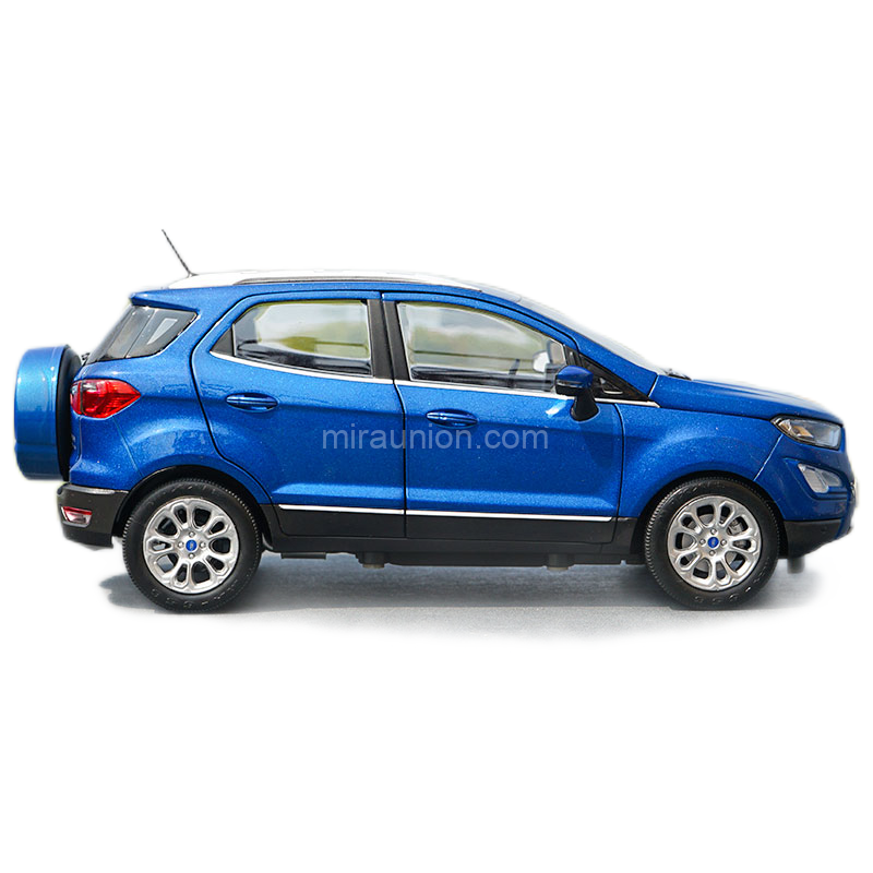 Limited Edition Blue 1 18 2018 Ford Ecosport Alloy Scale car Model for birthday gift (14)