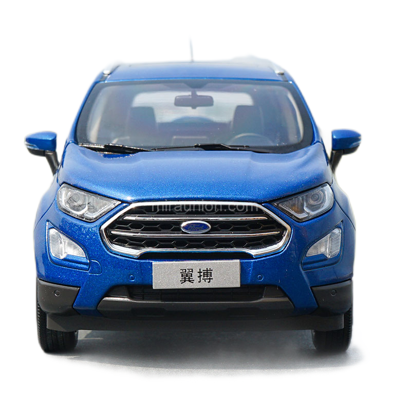 Limited Edition Blue 1 18 2018 Ford Ecosport Alloy Scale car Model for birthday gift (16)